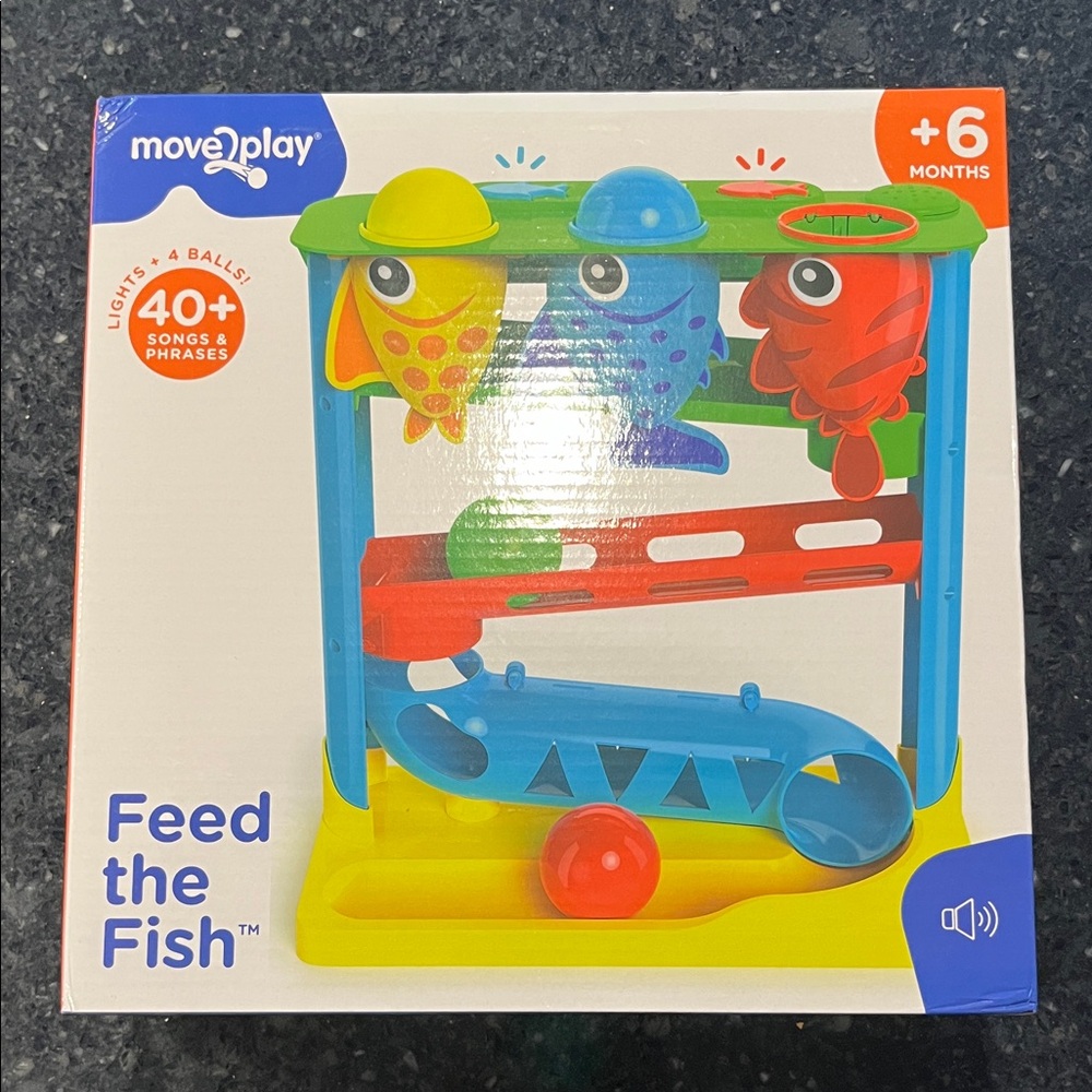 move2play Feed the Fish Interactive Baby Toy - Multicolor